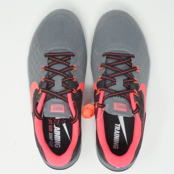 Women’s Nike Metcon 3 Training Shoes Grey Pink - Picture 4 of 8